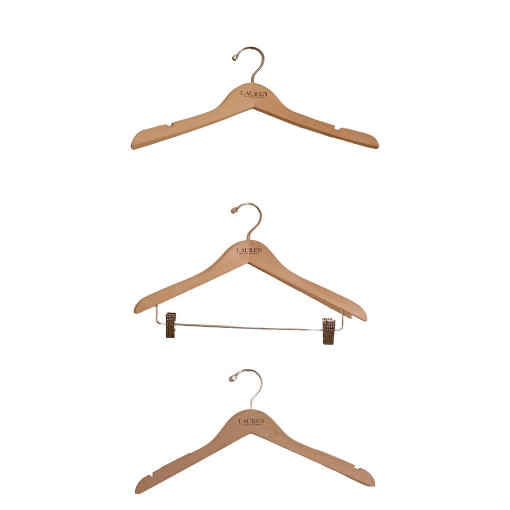 Ralph Lauren Wooden Garment Hanger Set